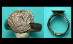 Ring, Medieval, Men's, Magic, Pentagram, ca. 14th-16th Century SOLD!